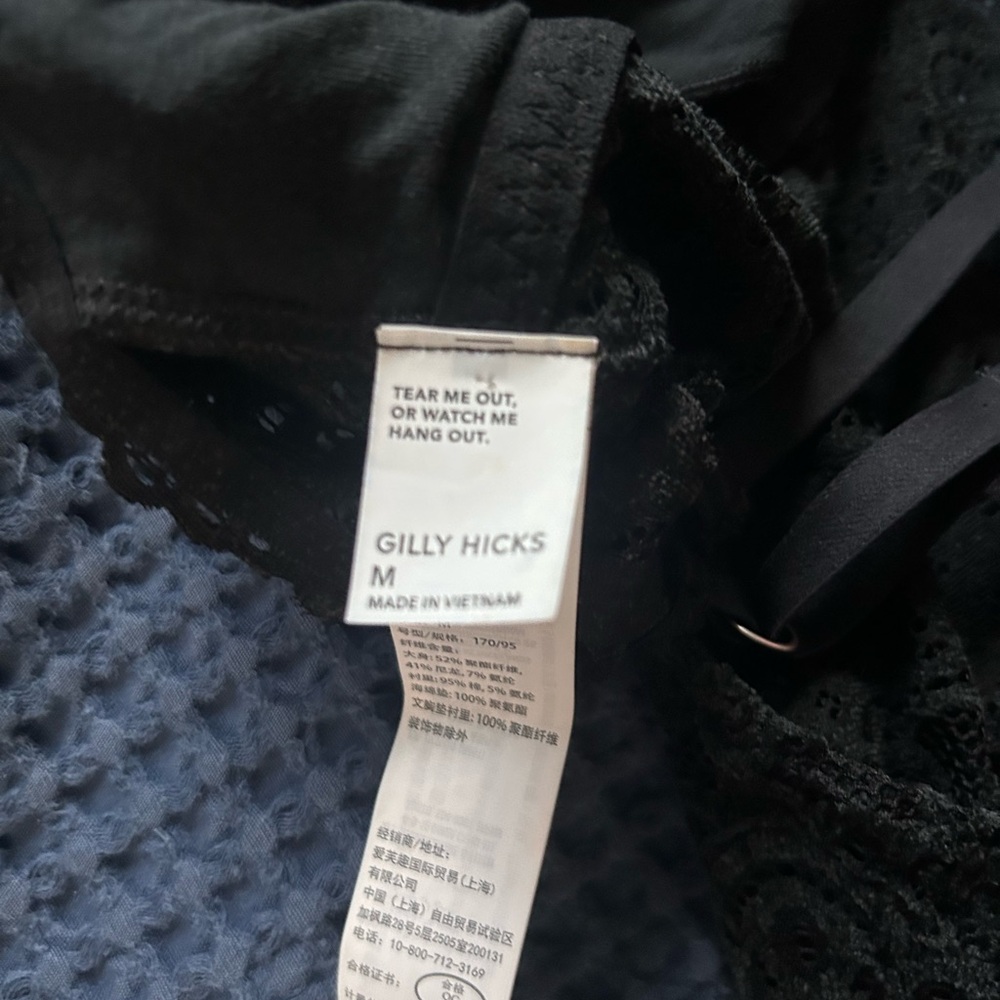 Gilly Hicks- Black Lace Bodysuit - Picture 7 of 7